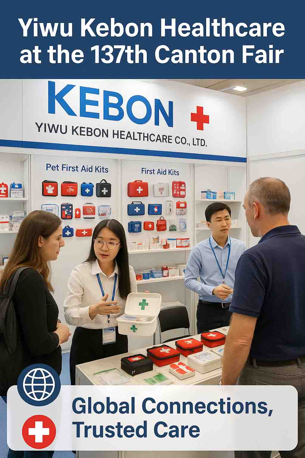 Yiwu Kebon Healthcare сияет на 137 -й ярмарке Canton, Geys Global Expansion на осенней сессии